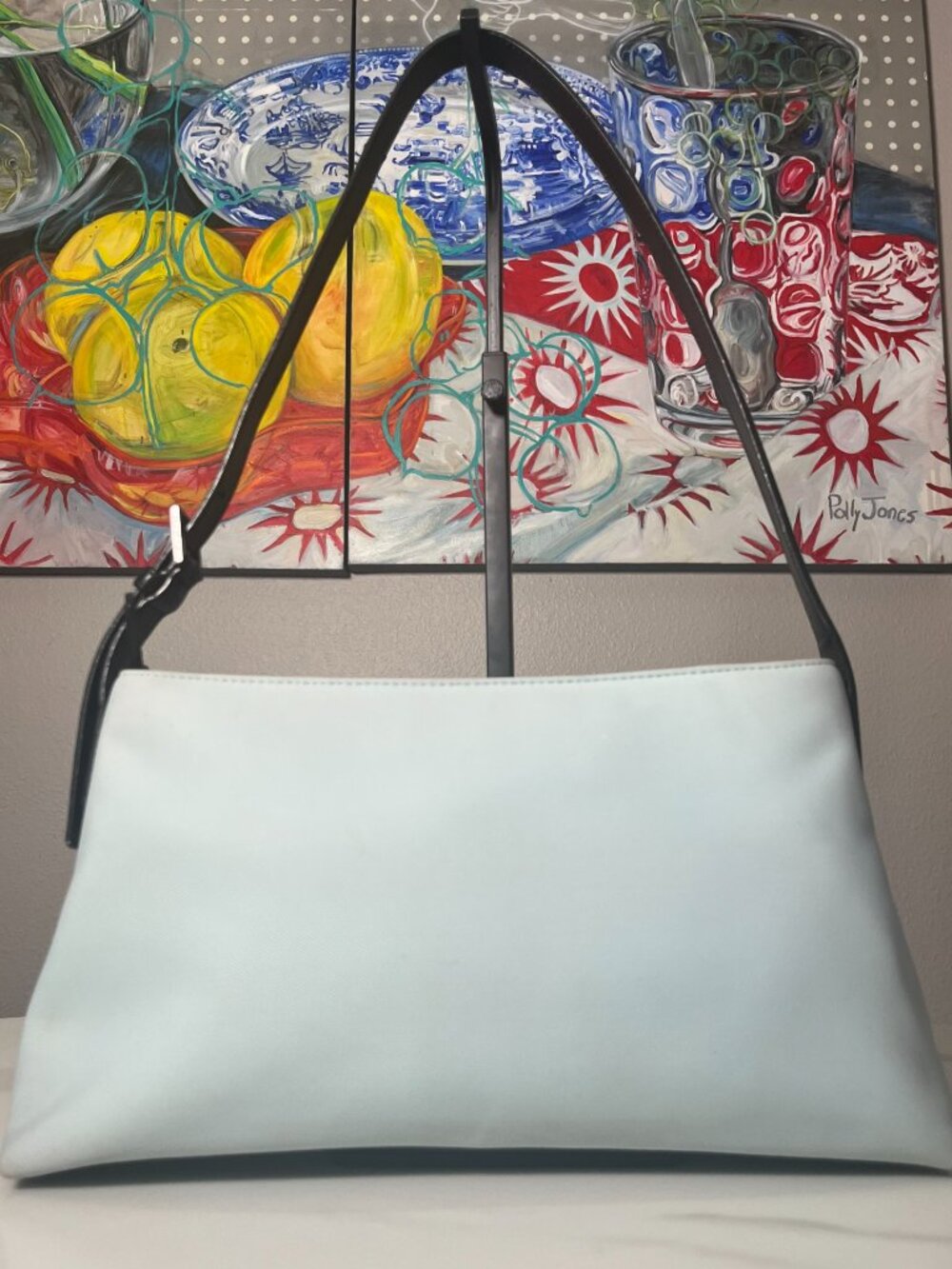 Coach Mercer East West Shoulder Bag 7406 Blue Twill Vintage Y2K - Picture 2 of 16